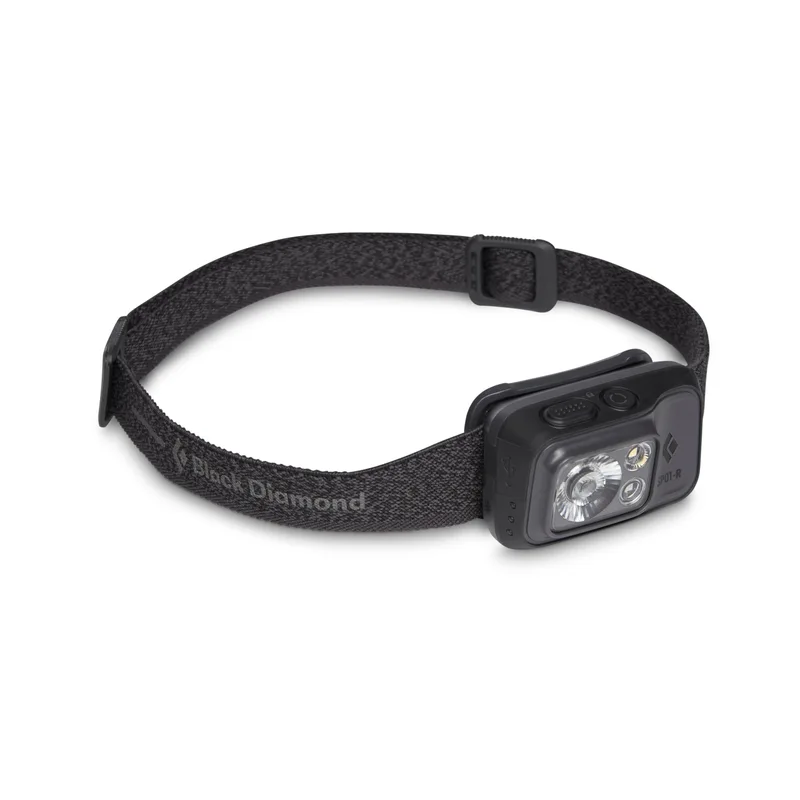 Black Diamond Spot 400-R — Graphite; integrated rechargeable battery, micro-USB